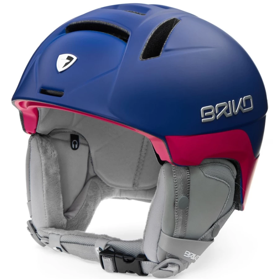 Briko Perla Helmet in Matt Blue, Navy, Pink Colors – Lightweight & Durable