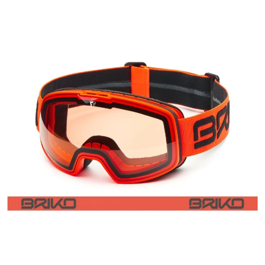 Briko Nyira P1 Helmet - MT FL Orange Black Safety Gear for Cycling & Sports