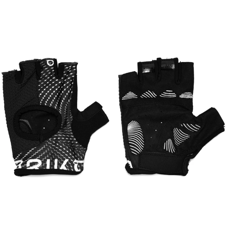 Briko Gran Fondo Light Gloves - Black Alicious/White Out Cycling Gloves for Men & Women