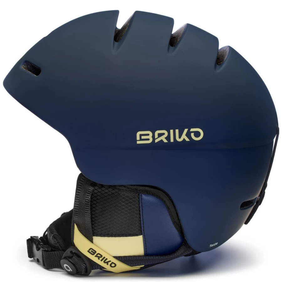 Briko Teide Cycling Jersey - Blue Cloud Burst with Yellow Starship Design