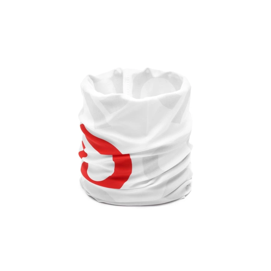 Briko Multifunction Band - White & Red Sports Wristband for Fitness & Activity Tracking