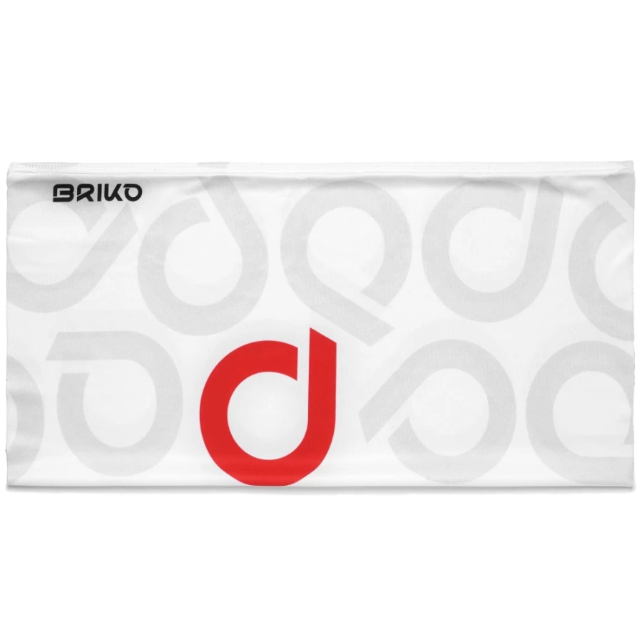 Briko Multifunction Band - White & Red Sports Wristband for Fitness & Activity Tracking